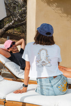 Crop Top Meditación Blanca